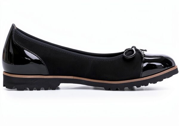 Gabor Ballerine Donna Pelle Scamosciata Nero Papillon-3