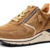 Gabor Sneakers Donna Pelle Comoda Larghezza Extra Beige-0