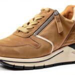 Gabor Sneakers Donna Pelle Comoda Larghezza Extra Beige-0