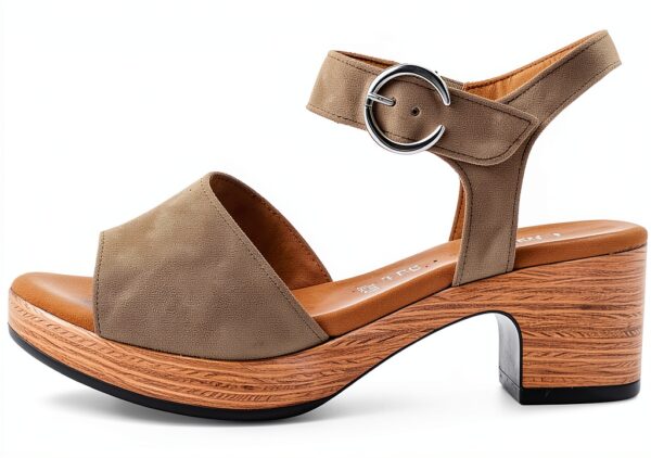 Gabor Sandali Donna Tacco Blocco Velcro Tessuto Estivi-1