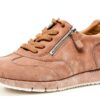 Gabor Sneaker Donna Pelle Scamosciata Grigio Rosso Bianco-0