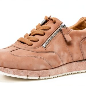 Gabor Sneaker Donna Pelle Scamosciata Grigio Rosso Bianco-0