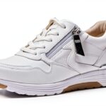 Gabor Sneaker Donna Pelle Liscia Scarpe Casual Bianco-0