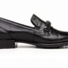 Gabor Comfort Mocassini Donna Pelle Nero Tacco Blocco-3