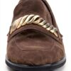Gabor Comfort Slipper Donna Pelle Grezza Mocassino Marrone-4