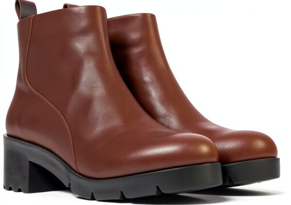 Stivali Donna Camper Pelle Marrone Leggeri EVA Suola-4