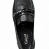 Gabor Comfort Mocassini Donna Pelle Nero Tacco Blocco-5