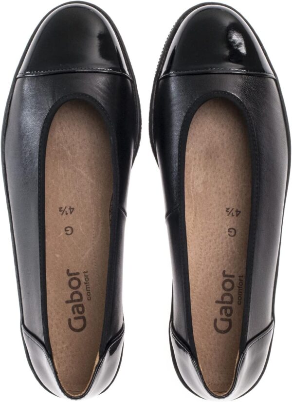 Shoes Scarpe col tacco pelle zeppa donna Nero Blu-8