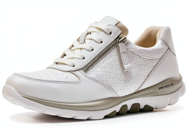 Gabor Sneaker Donna Nubuck Blu Marrone Nero Bianco-0