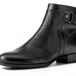 Stivaletti Gabor pelle tacco blocco donna larga cerniera-0