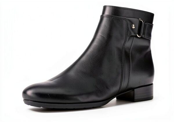 Stivaletti Gabor pelle tacco blocco donna larga cerniera-0