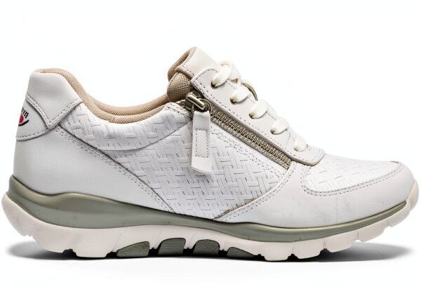 Gabor Sneaker Donna Nubuck Blu Marrone Nero Bianco-3