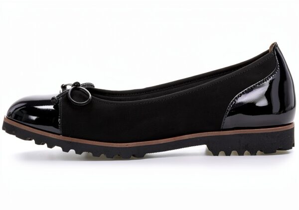 Gabor Ballerine Donna Pelle Scamosciata Nero Papillon-1