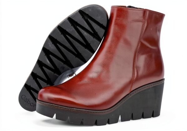 Gabor Stivali Donna Pelle Zeppa Zip Grigio Pepper Sattel-7