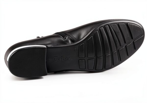 Stivaletti Gabor pelle tacco blocco donna larga cerniera-6