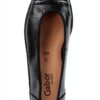 Shoes Scarpe col tacco pelle zeppa donna Nero Blu-5