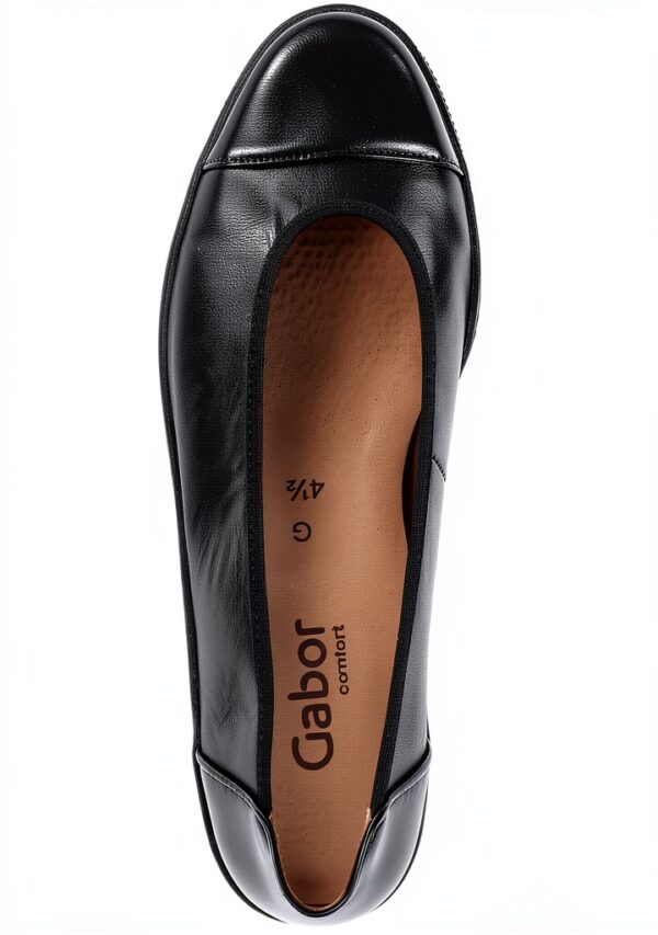 Shoes Scarpe col tacco pelle zeppa donna Nero Blu-5