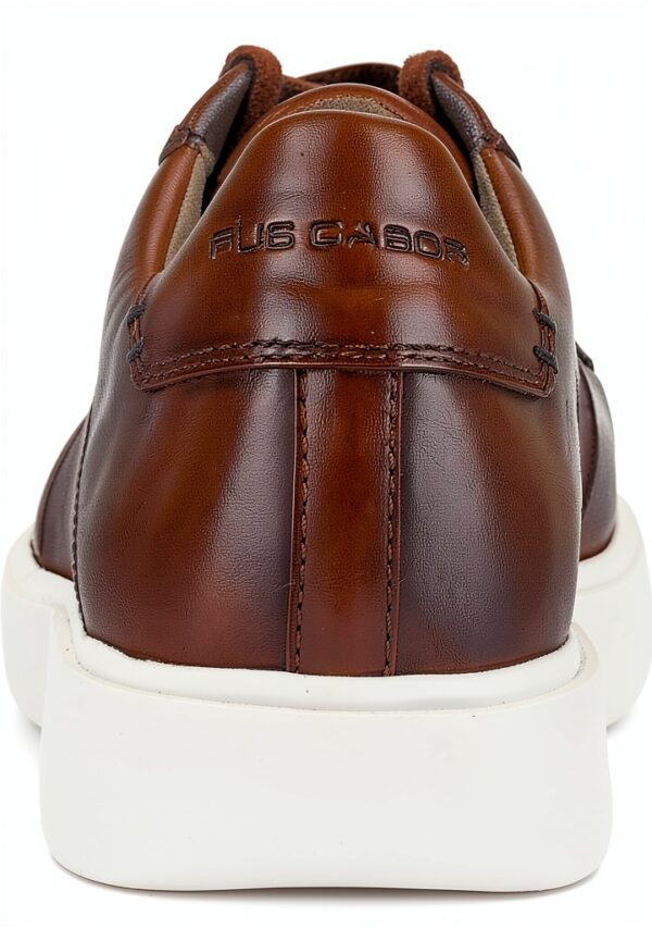 Sneaker Uomo Pelle Cognac Scarpe Basse Casual Comode-2