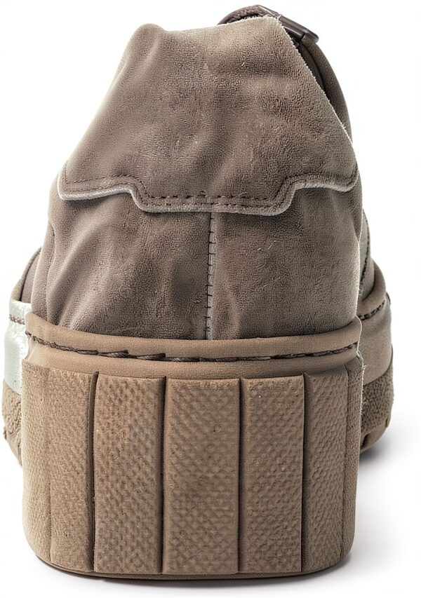 Sneakers Pelle Grezza Braun Fumo Scarpe Basse Stringate-2