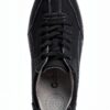 Gabor Sneaker Donna Pelle Nabuk Blu Nero Tacco Piatto-6