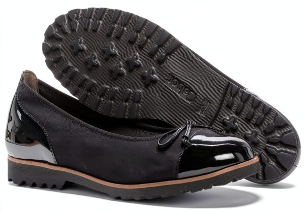 Gabor Ballerine Donna Pelle Scamosciata Nero Papillon-6