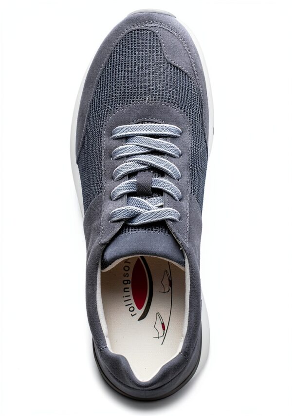 Sneaker sintetiche stringate suola gomma piattaforma Adidas-6