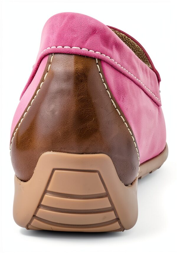 Mocassini donna pelle grezza slip-on comodi colori-2