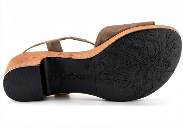 Gabor Sandali Donna Tacco Blocco Velcro Tessuto Estivi-6