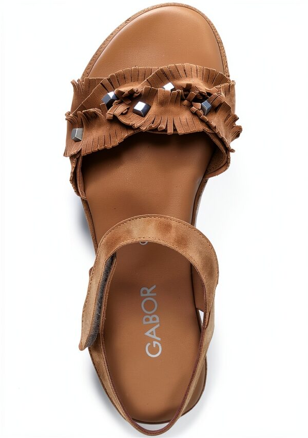 Gabor Sandali Plateau Cinturino Laccato Estivi Donna-5