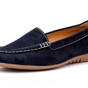 Scarpe basse donna Blu Bianco Peanut 21 comode eleganti-0