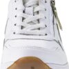 Gabor Sneaker Donna Pelle Liscia Scarpe Casual Bianco-4