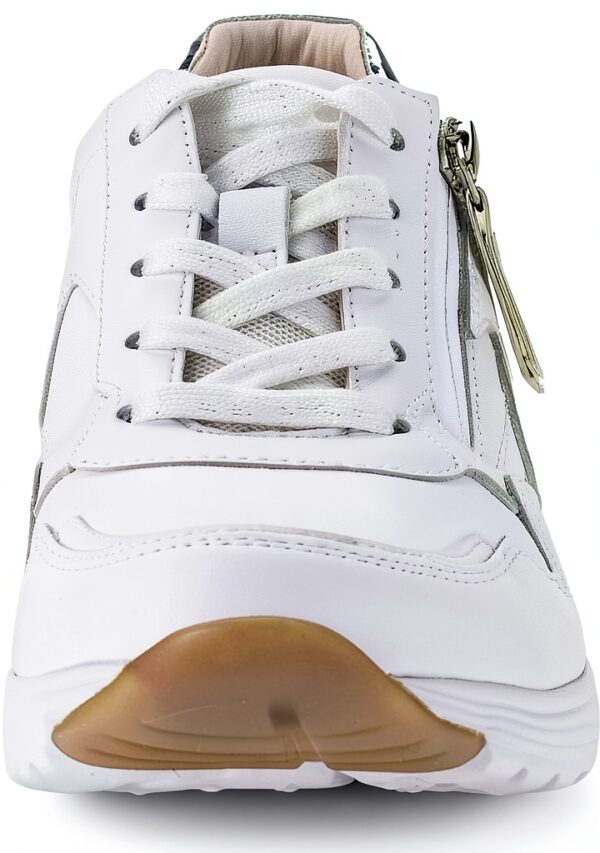 Gabor Sneaker Donna Pelle Liscia Scarpe Casual Bianco-4