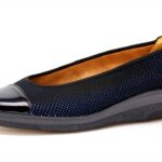 Scarpe col tacco donna pelle zeppa elegante comodo Shoes-0