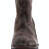Gabor Stivaletti Donna Pelle Grezza Zeppa 7 cm Grigio Pepper-4
