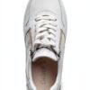 Gabor Sneaker Donna Bianco Marine Pelle Comoda Cerniera-5