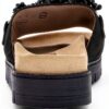 Zoccoli Vernice Pelle Nero Coniglio Uomo Donna Casual-2