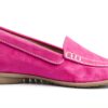 Mocassini donna pelle grezza slip-on comodi colori-3