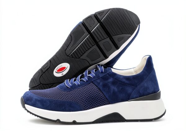 Sneaker sintetiche stringate suola gomma donna uomo-7