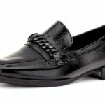 Gabor Comfort mocassini donna pelle slip on tacco blocco-0