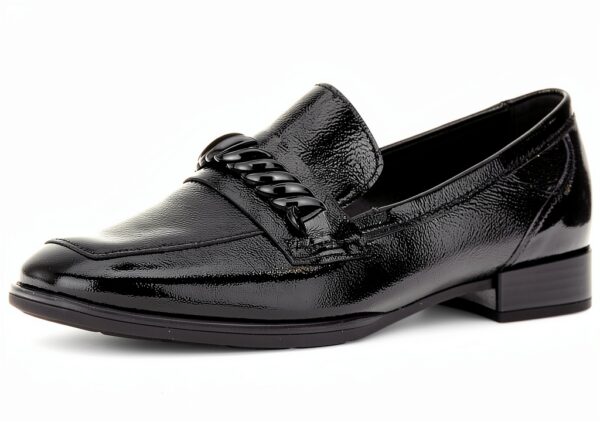 Gabor Comfort mocassini donna pelle slip on tacco blocco-0