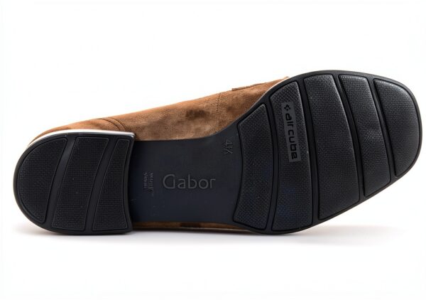 Gabor Comfort Slipper Donna Pelle Grezza Mocassino Marrone-6