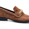 Gabor Comfort Slipper Donna Pelle Grezza Mocassino Marrone-3