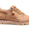 Gabor Sneaker Donna Pelle Scamosciata Grigio Rosso Bianco-3