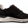 Gabor Sneaker Donna Nero Sun Pelle Grezza Zeppa 4.5 cm-1