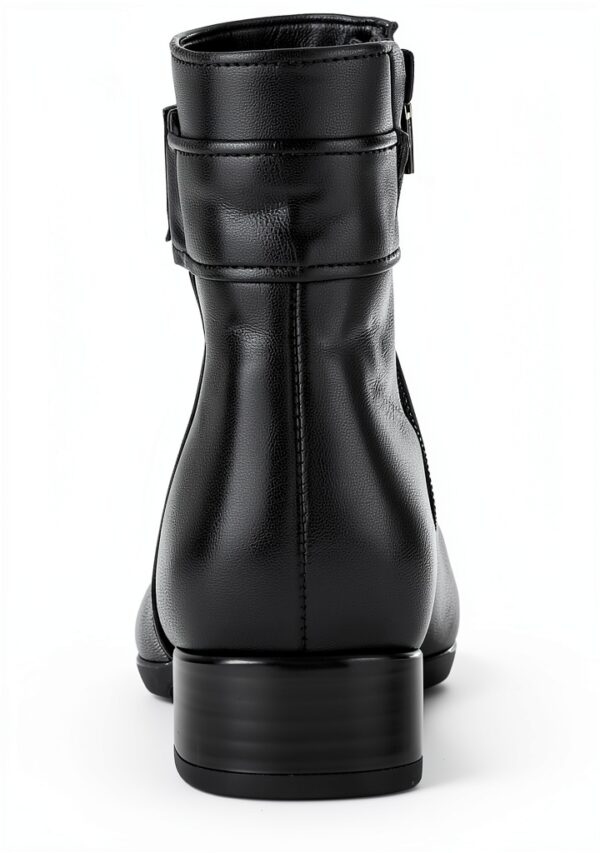 Stivaletti Gabor pelle tacco blocco donna larga cerniera-2