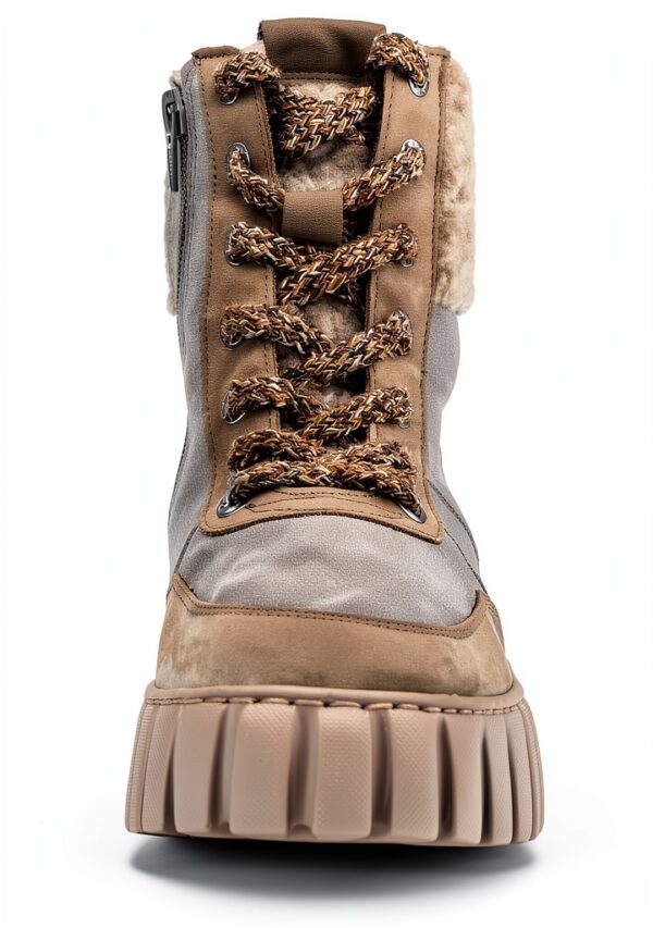 Gabor Stivaletti Donna Pelle Grezza Tacco Piatto Desert Wood-4