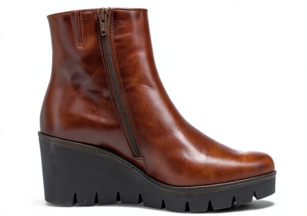 Gabor Stivali Donna Pelle Zeppa Zip Grigio Pepper Sattel-3