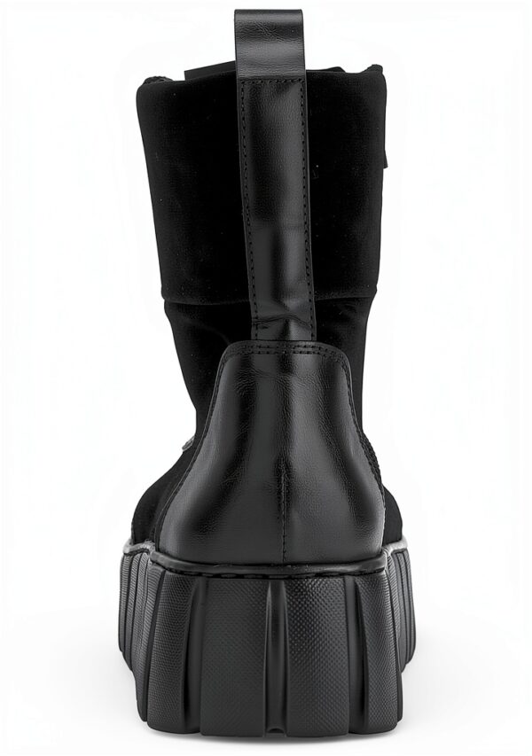 Stivaletti Gabor Donna Pelle Liscia Tacco Piatto Nero Desert-2