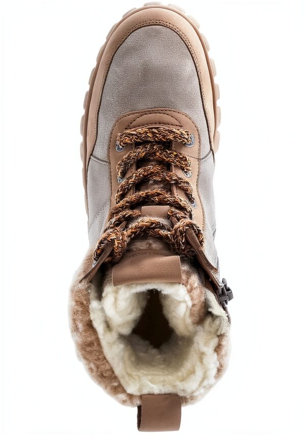 Gabor Stivaletti Donna Pelle Grezza Tacco Piatto Desert Wood-5