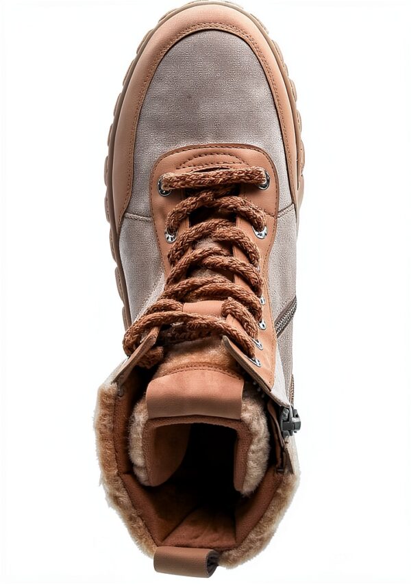 Stivaletti Gabor pelle grezza cerniera donna Desert Wood-5